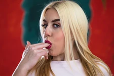 Carolyne Marian - Teen In Red