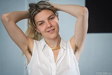 Mischa Wren | Hairy Secretary Bangs Her Asshole
