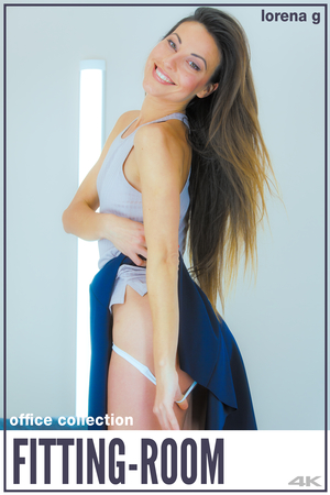 Lorena G is all about feeling that lingerie on her silky smooth skin while she is in this voyeur fitting-room