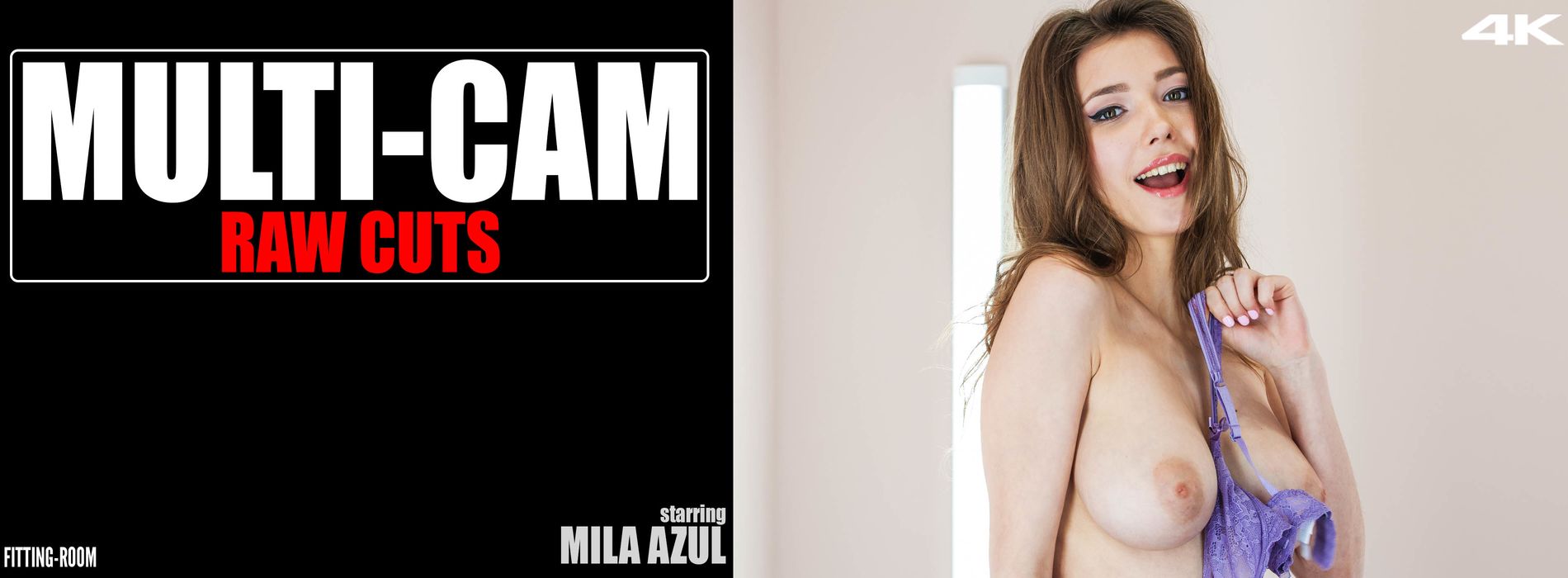 Mila Azul Multi-Cam Raw Cuts Fitting-Room